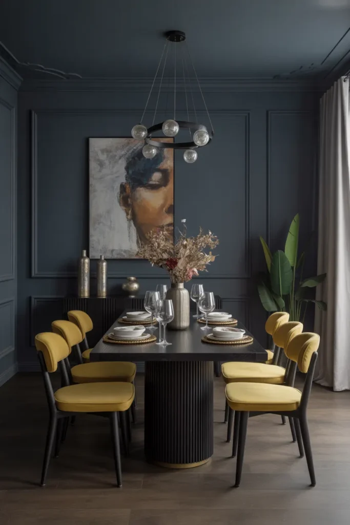 Dramatic Wall Dining