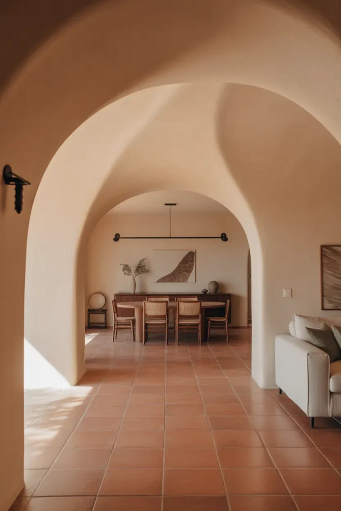 Elegant Archways Connecting Open Spaces