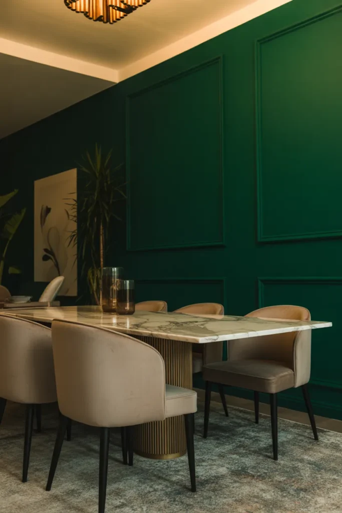 Emerald Accent Wall
