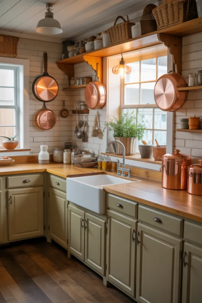 Farmhouse Cottagecore Kitchen