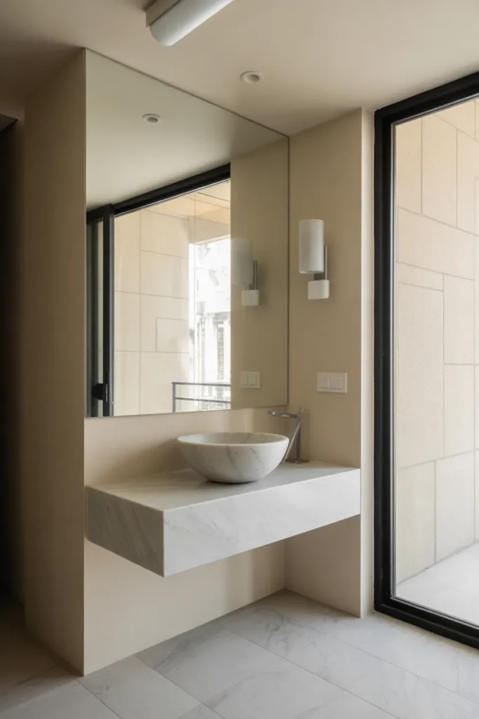 Floating Marble Basin