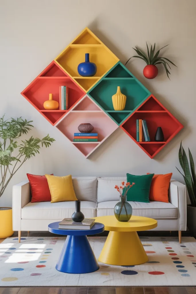 Geometric Wall Shelves