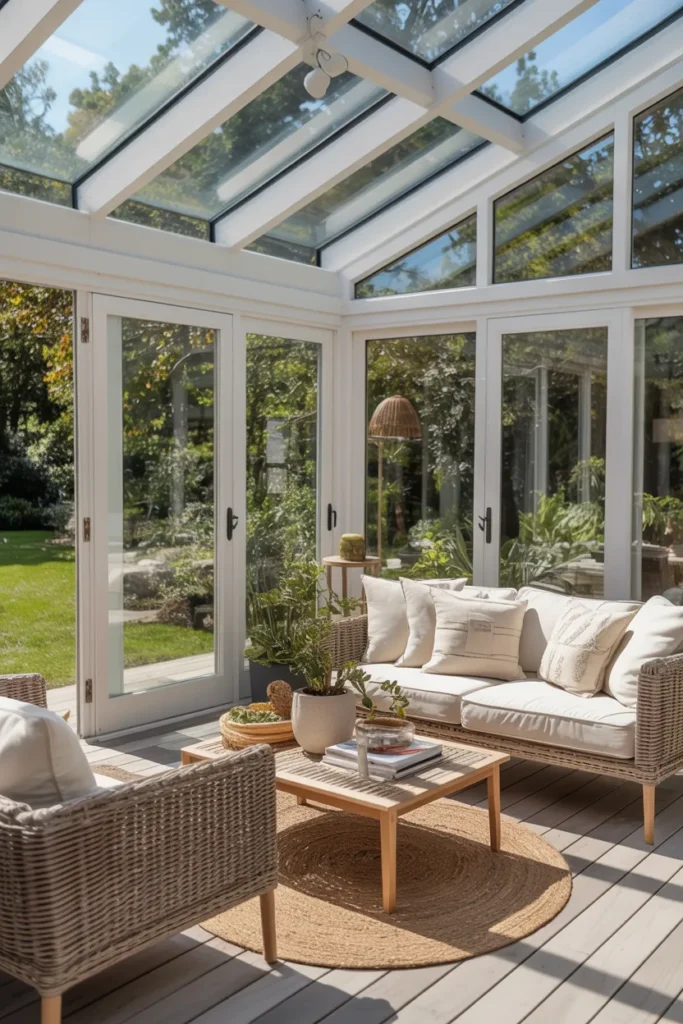 Glass Wall Sunroom Addition