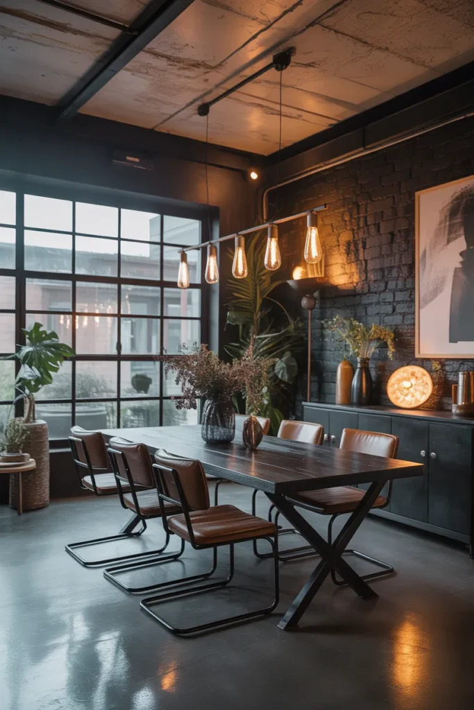 Industrial Dark Dining