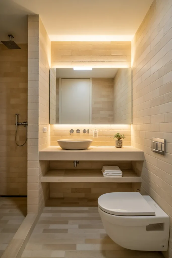 Light Beige Travertine Tiles