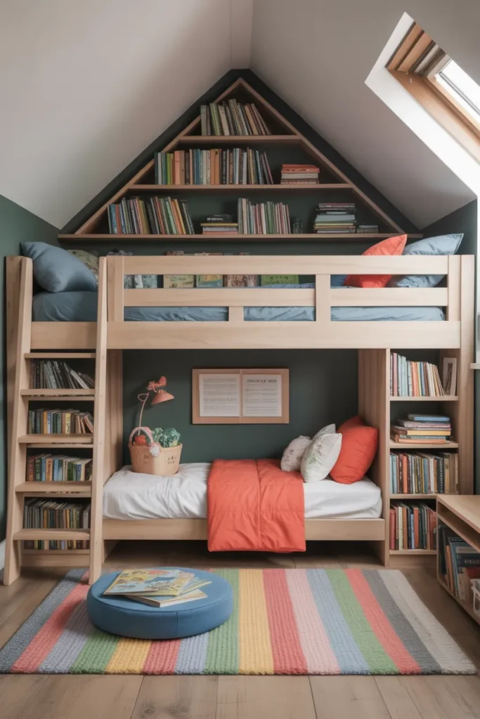Loft Bed Library