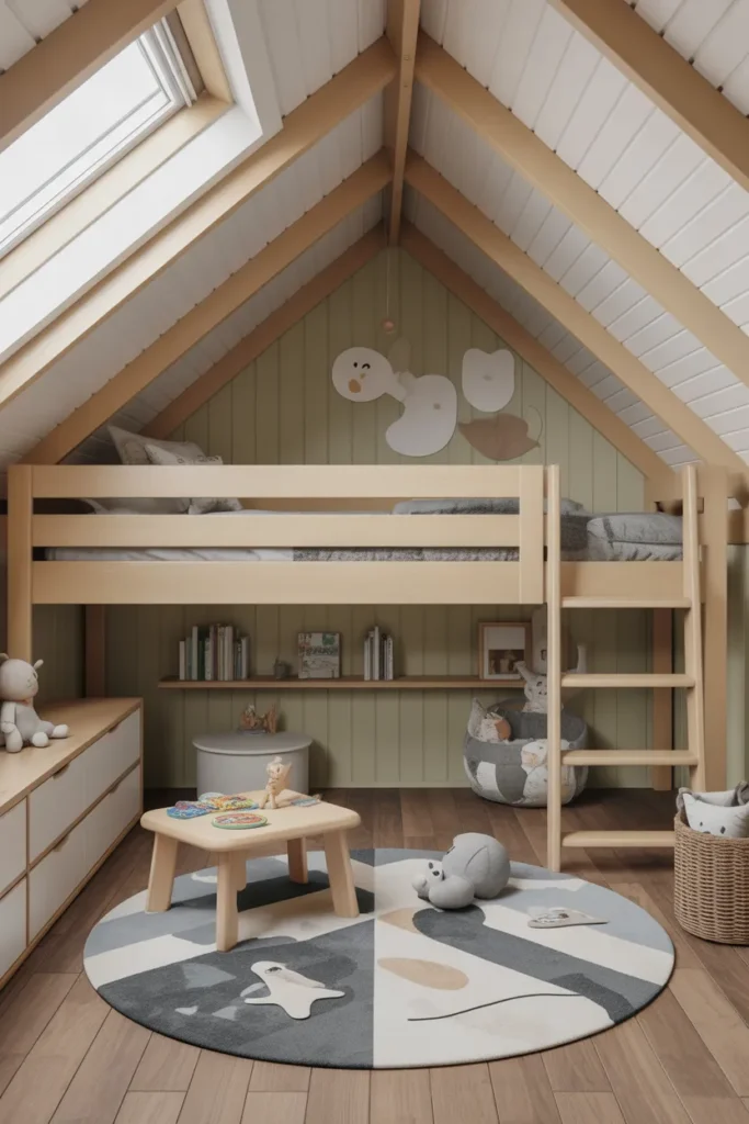 Loft Bed Play Area