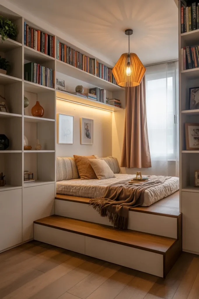 Loft-Style Elevated Book Nook