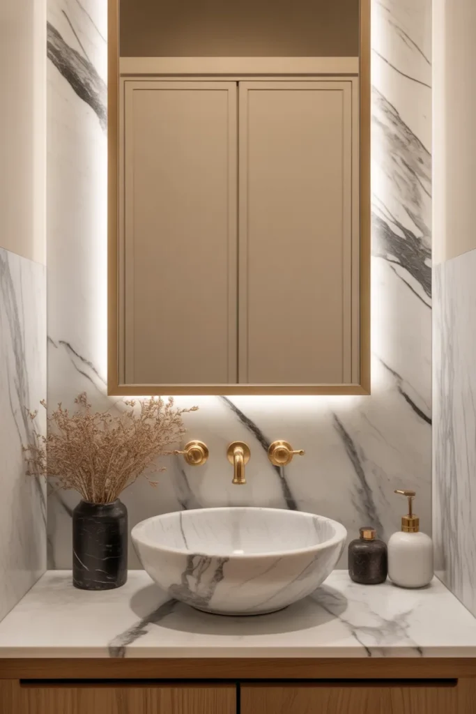 Marble Counter Basin