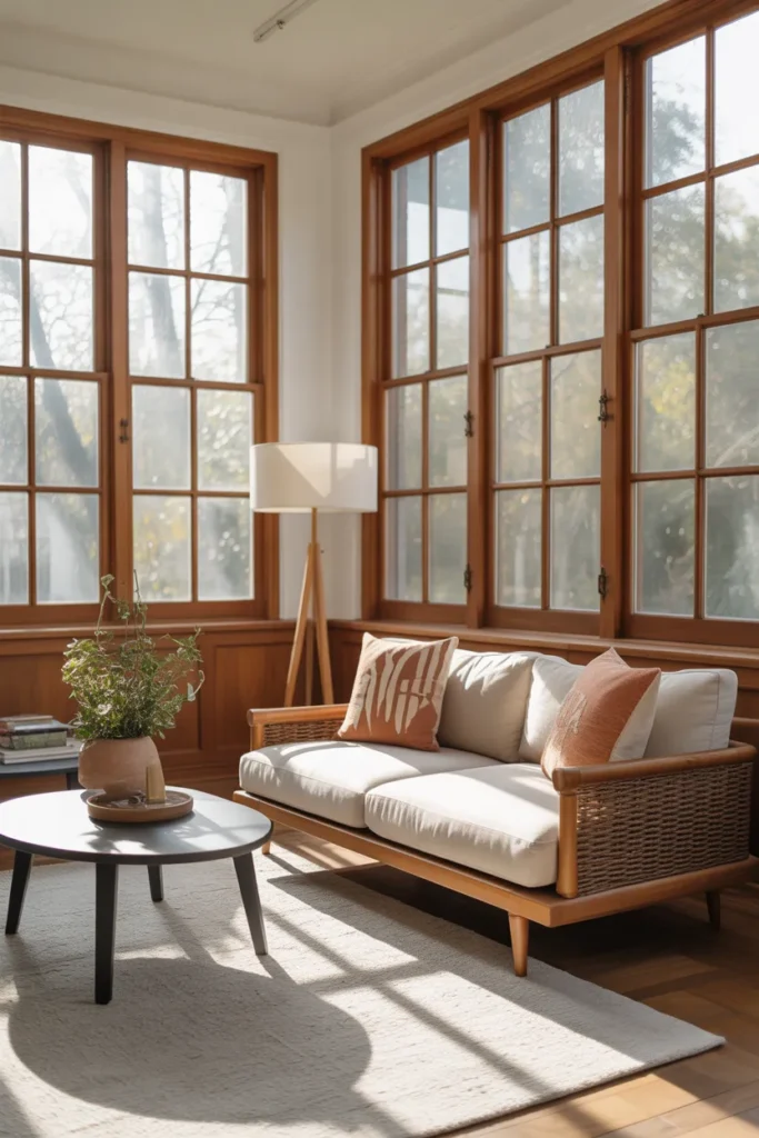 Mid-Century Modern Sunroom