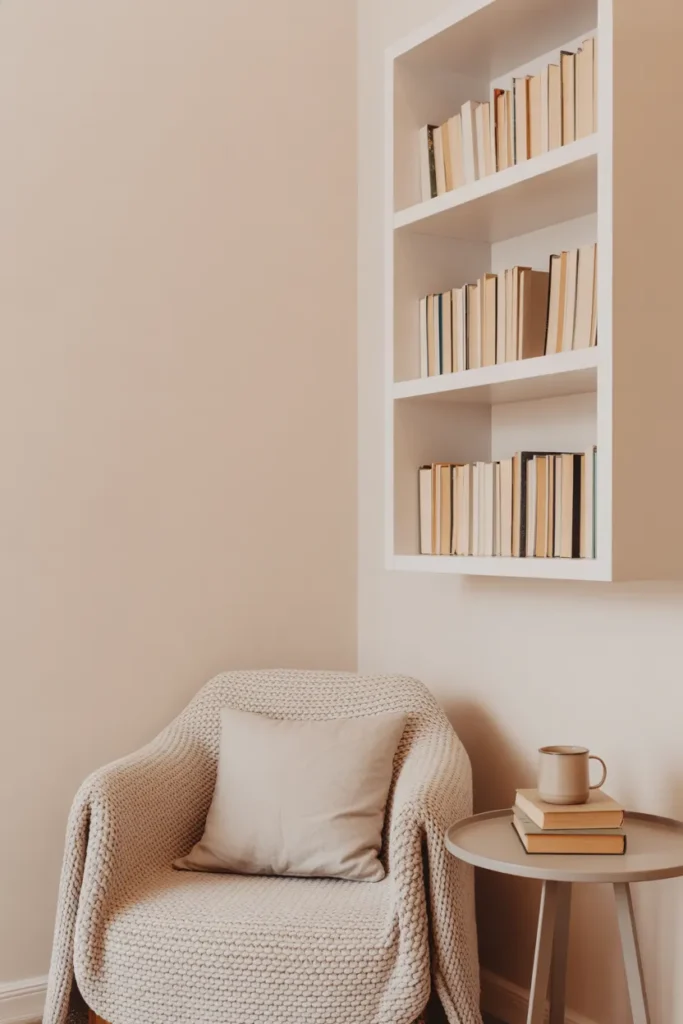 Minimal White Corner Reading Retreat