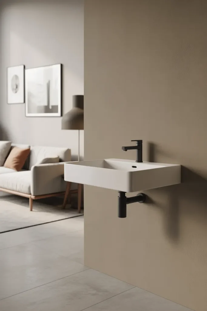 Minimalist Wall Basin