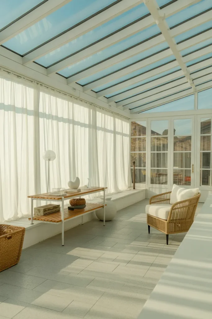 Minimalist White Curtains for Clean Style