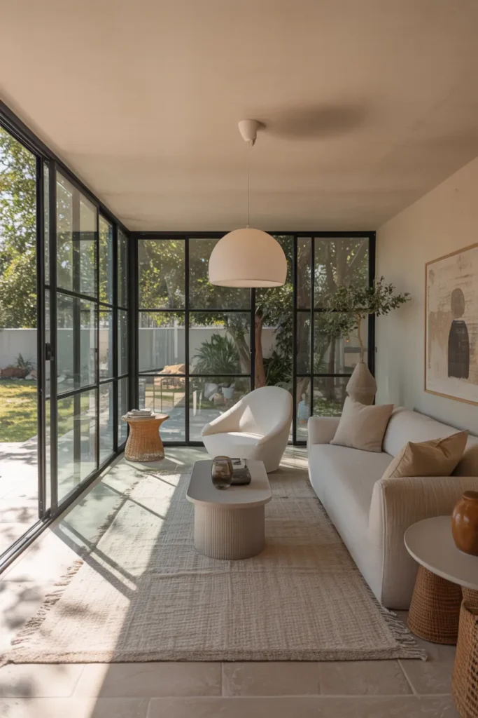 Modern Minimalist Sunroom Addition