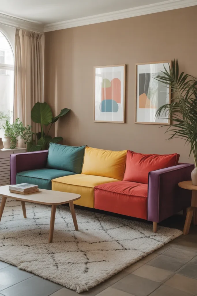 Multicolor Sofa Set
