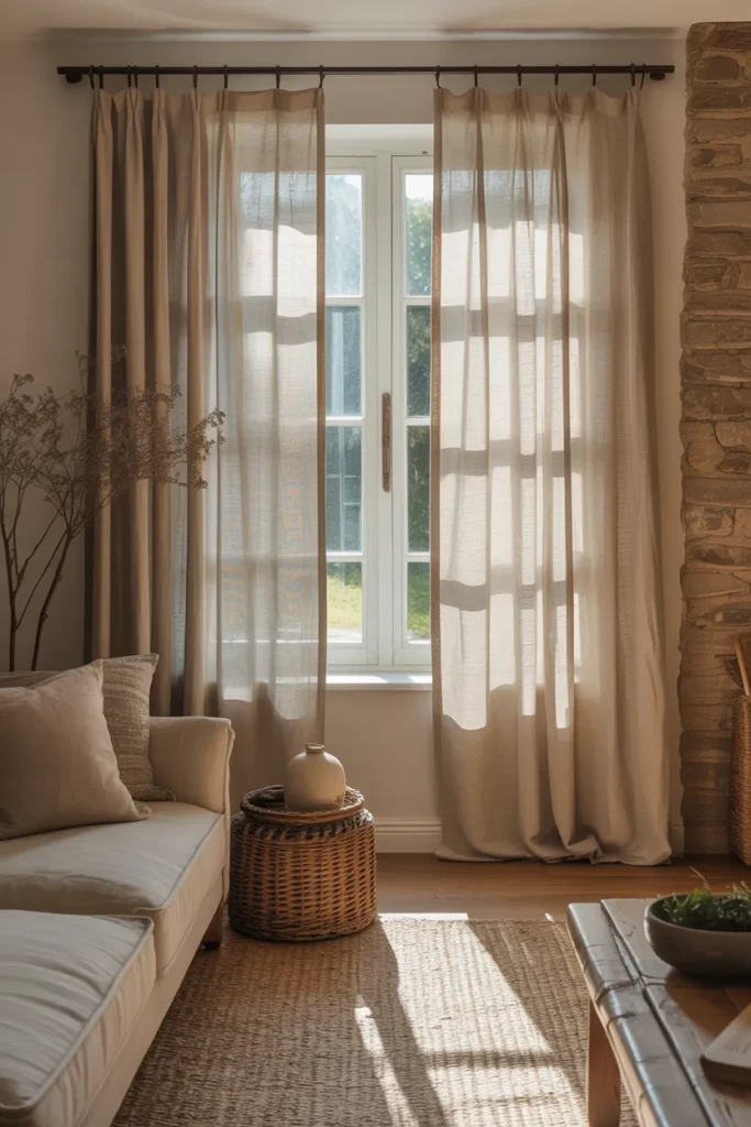 Natural Linen Curtains