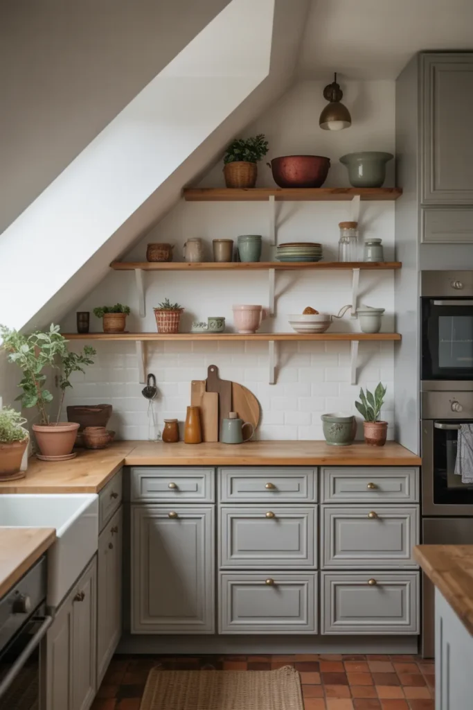 Open Floating Shelves