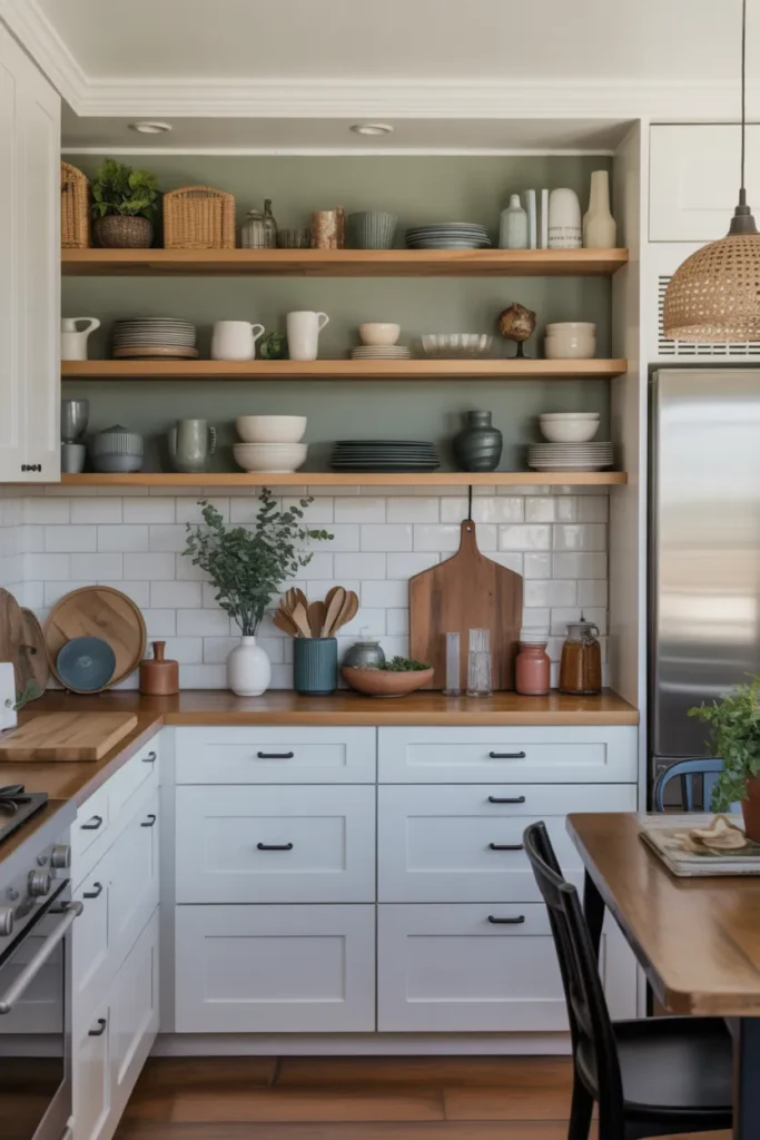 Open Shelving Display