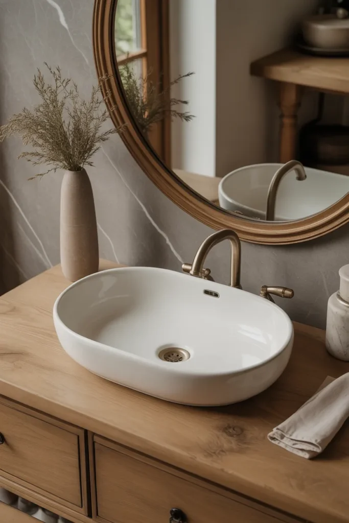 Oval Ceramic Basin