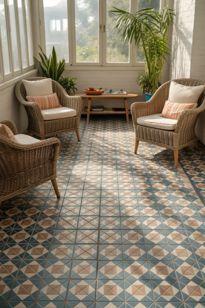 Patterned Ceramic Tiles