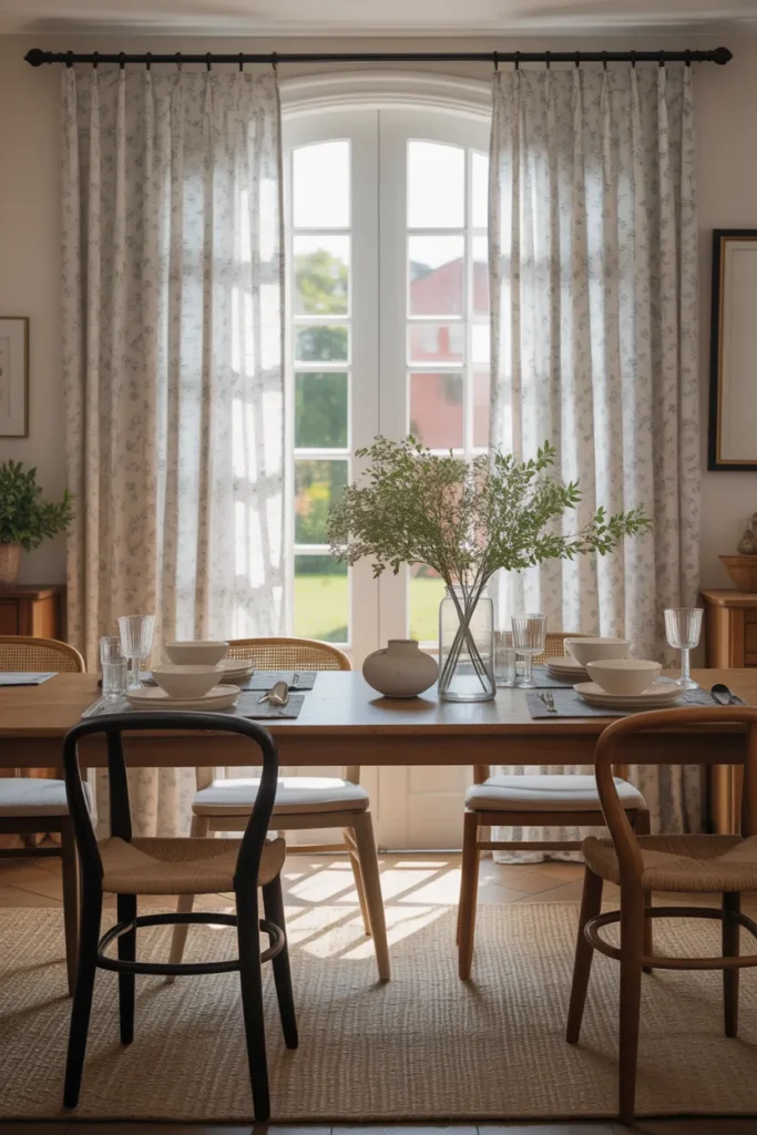 Patterned Cotton Curtains