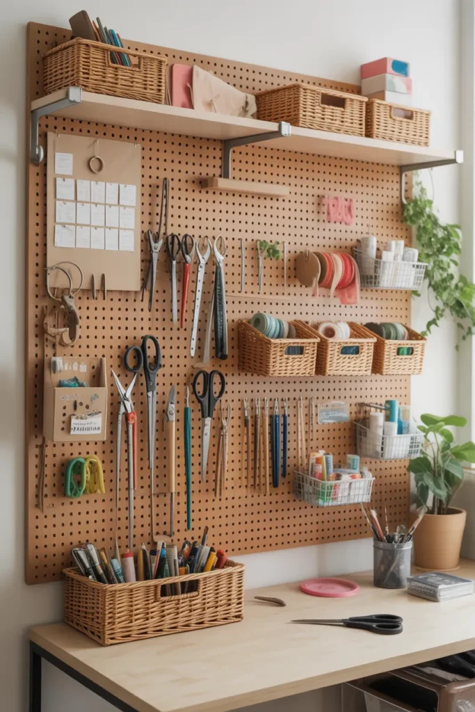 Pegboard Wall