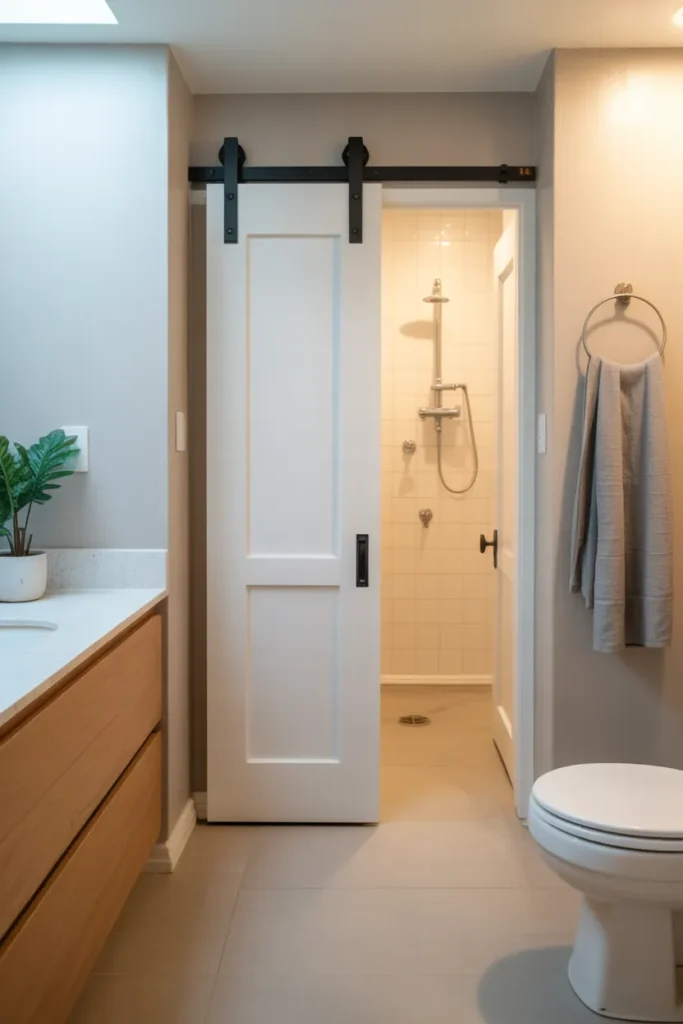 Pocket Door for Better Space Flow