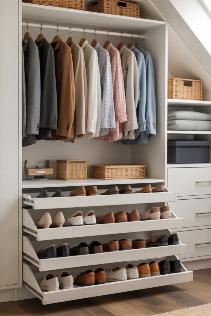 Pull-Out Shoe Racks