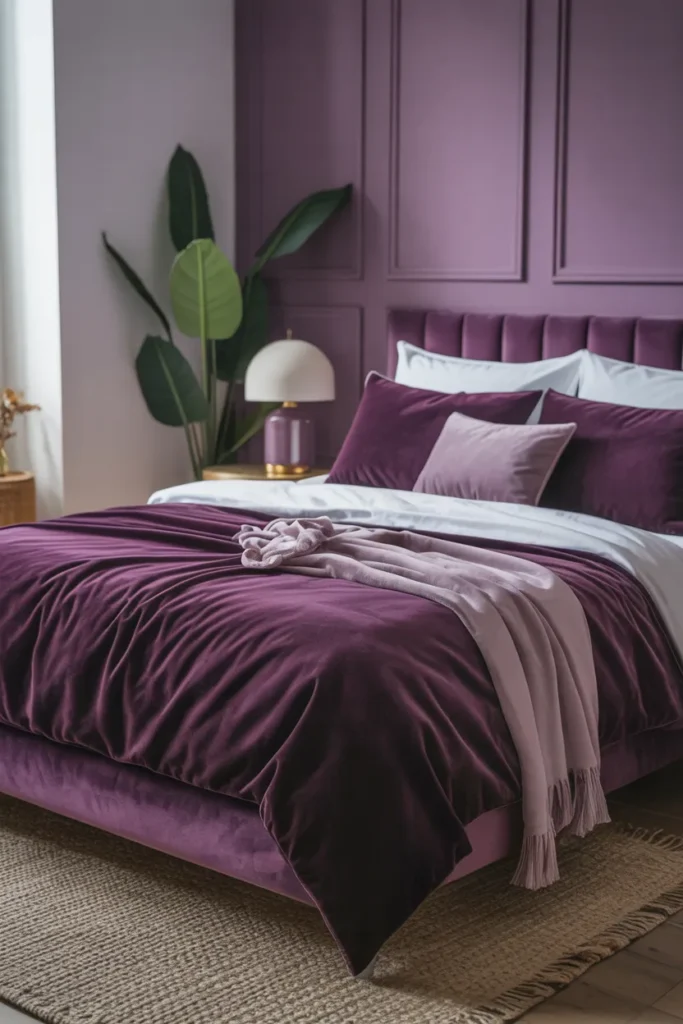 Purple Velvet Bedding