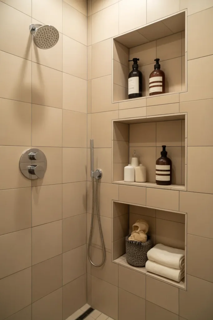 Recessed Wall Niches for Hidden Storage