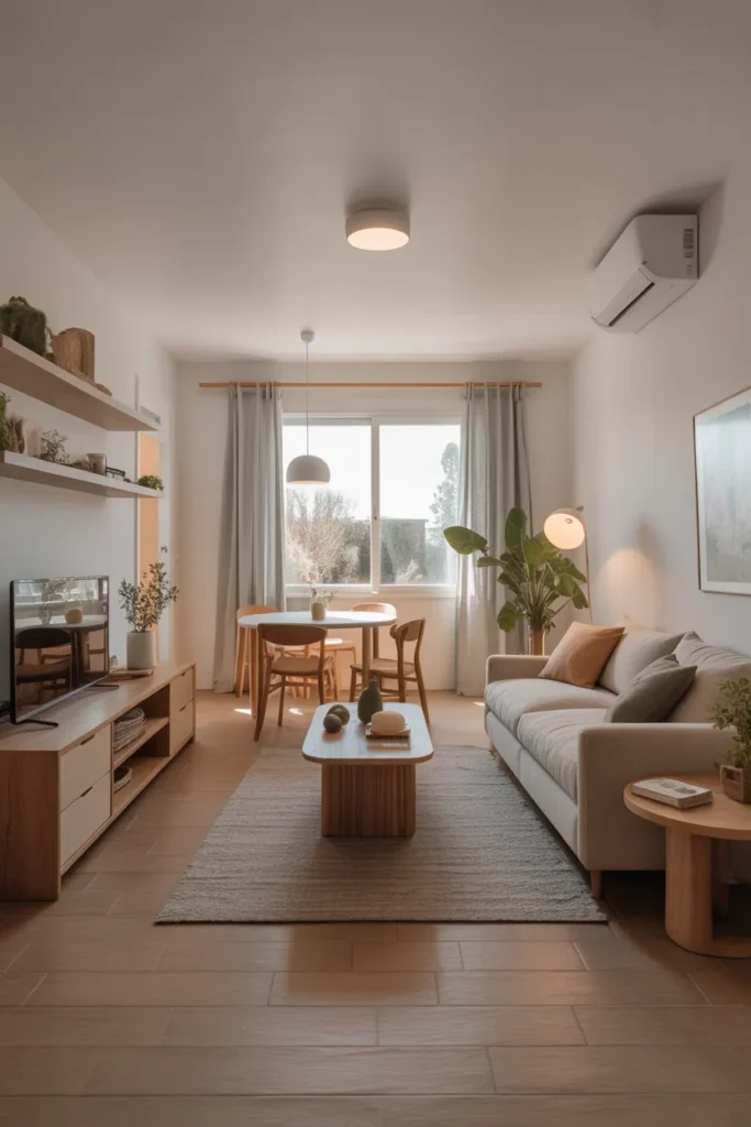 Rectangular 3 Bedroom House Plan