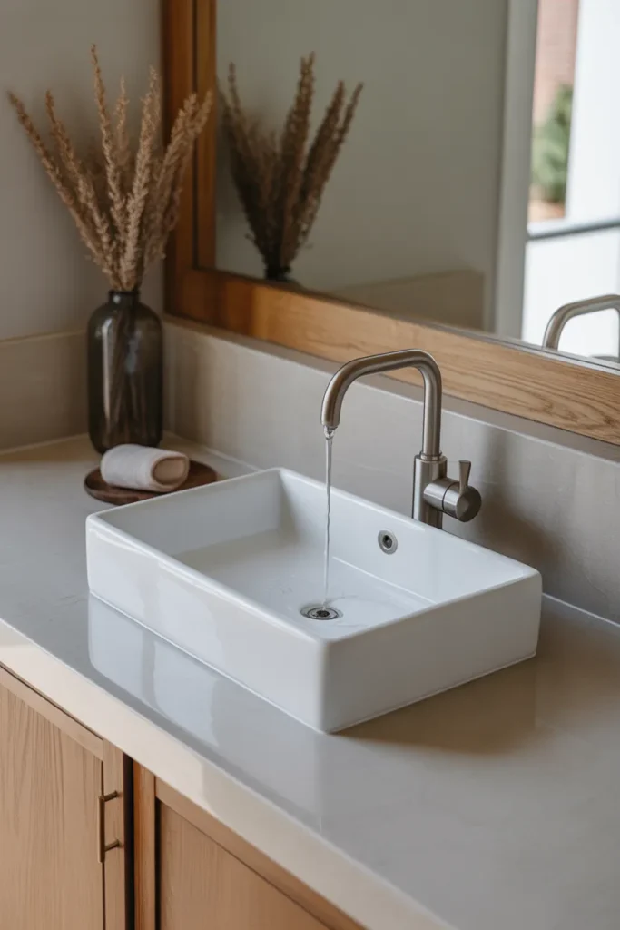 Rectangular Ceramic Basin