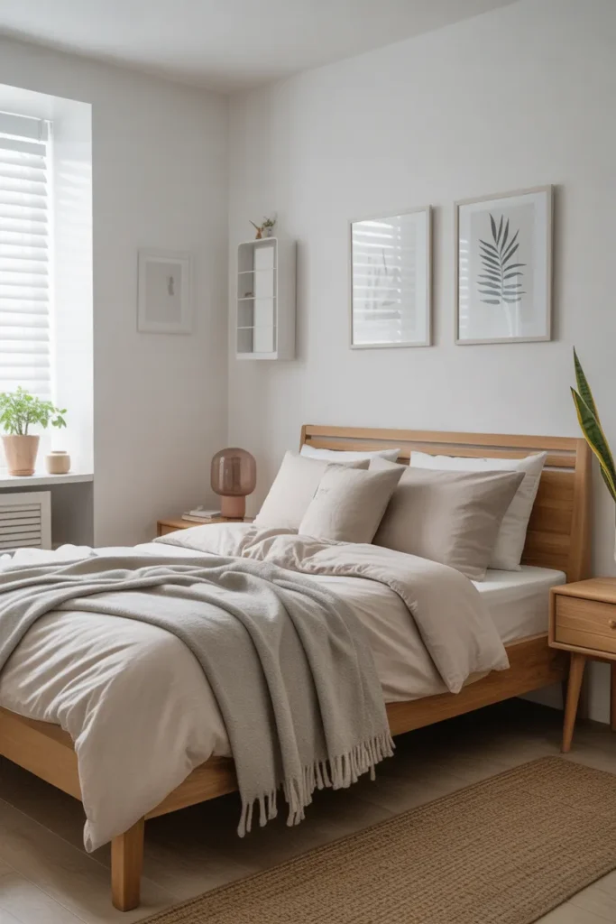 Scandinavian Style Small Bedroom