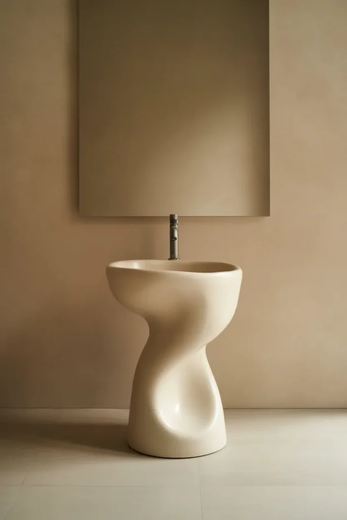 Sculptural Designer Basin