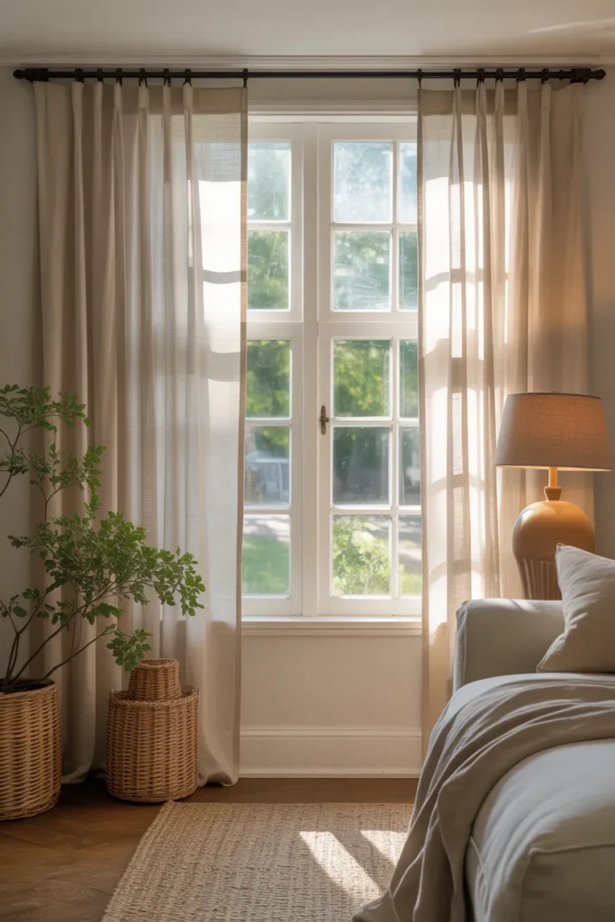 Sheer Linen Curtains