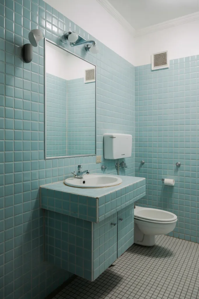 Soft Blue Ceramic Wall Tiles