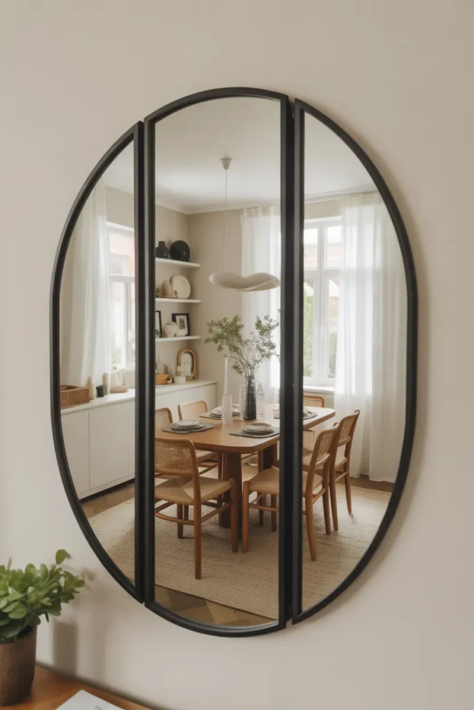 Split Frame Mirror