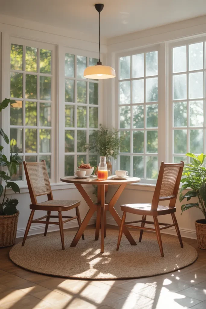 Sunroom Addition with Breakfast Corner