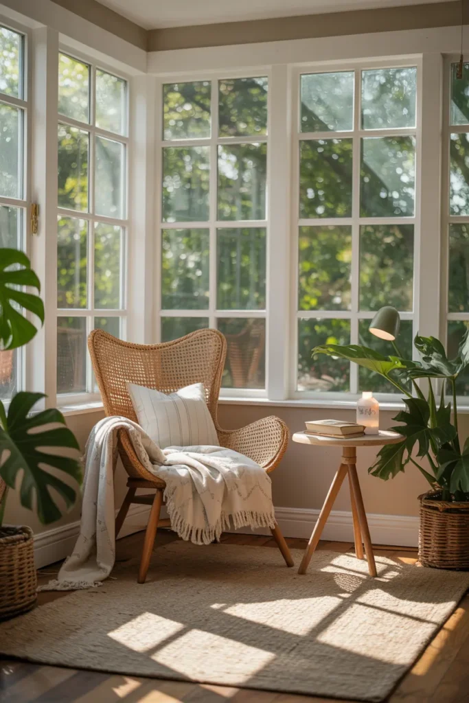 Sunroom Reading Nook