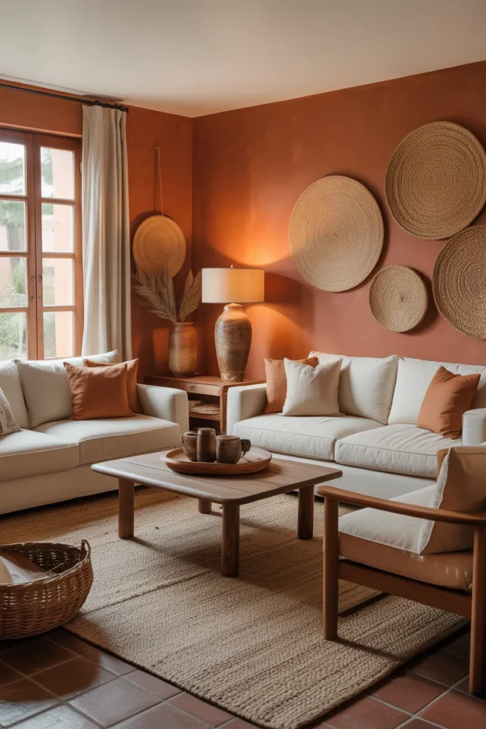 Terracotta and Cream Warm Earth Tones