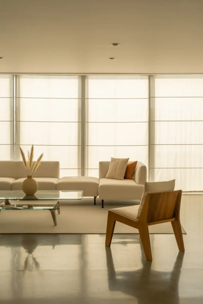 Three Season Room with Minimalist Design