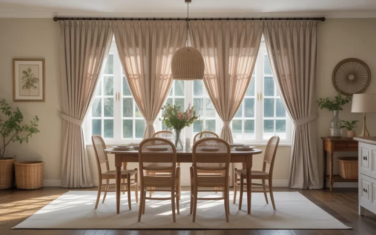 18 Dining Room Curtain Ideas for Cozy Dining Rooms