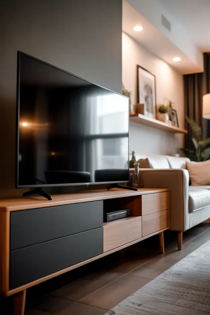 Two-Tone Modern Stand