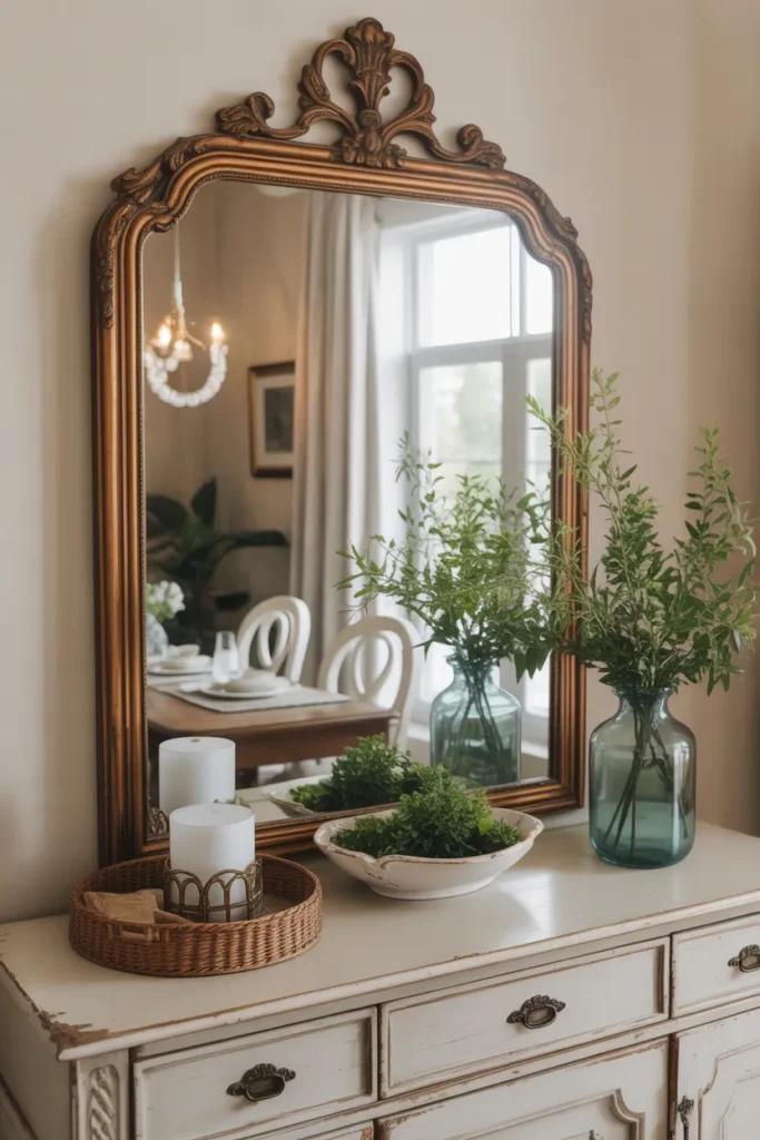 Vintage Framed Mirror