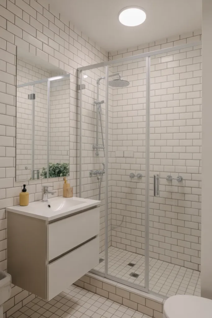 White Subway Tiles for a Clean Look