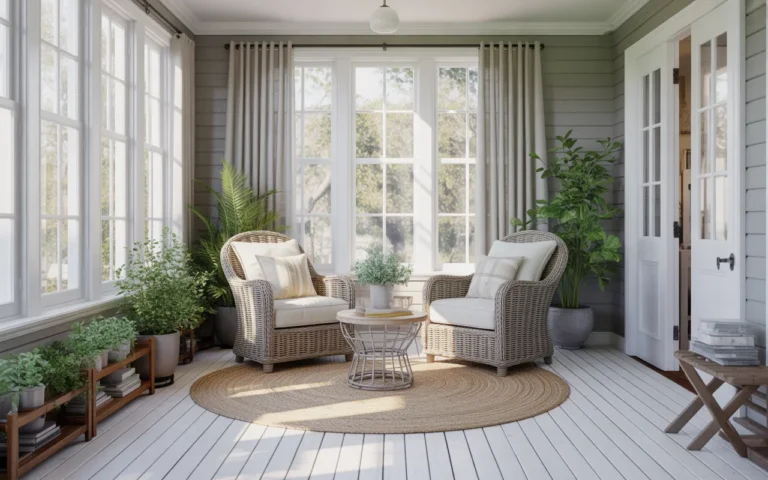 15 Sunroom Flooring Ideas for Bright Cozy Spaces