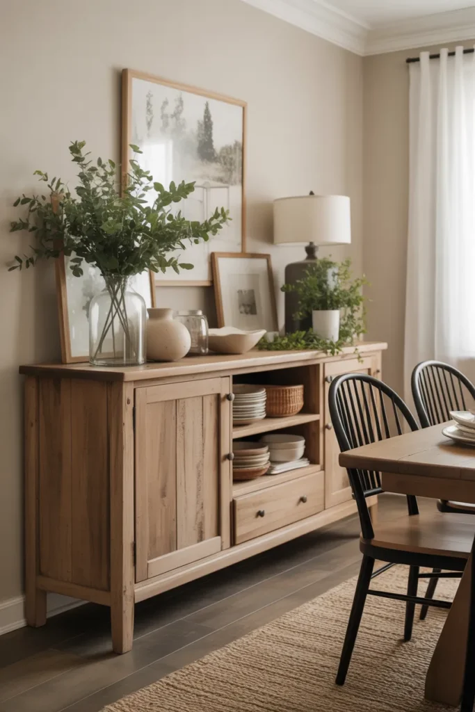 Wooden Buffet Storage