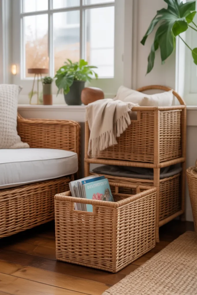 Woven Basket Storage