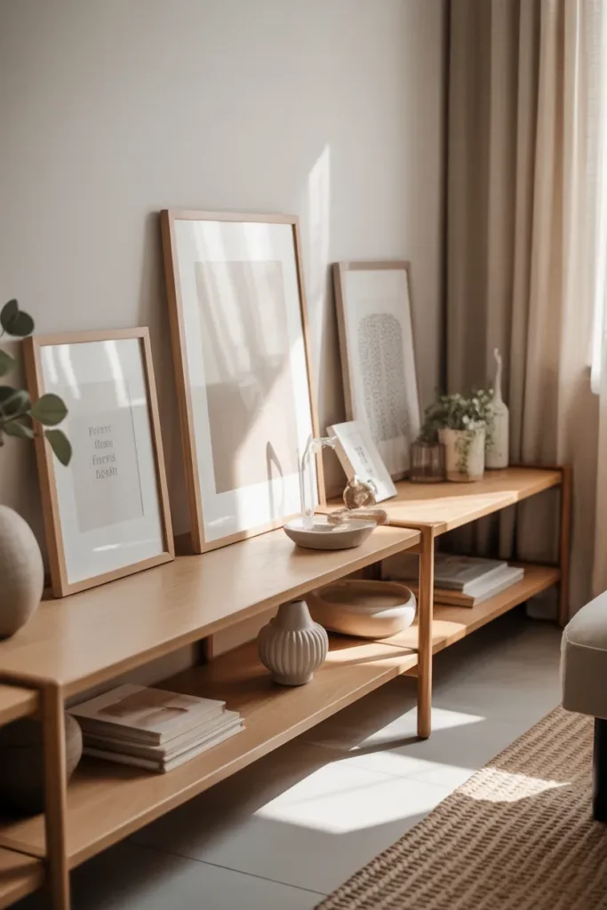 Art Leaning Shelves