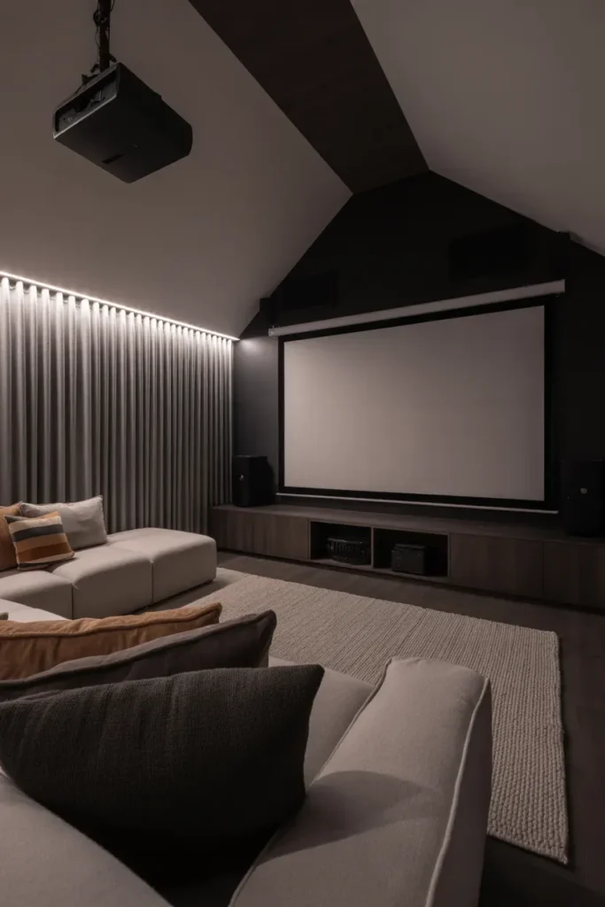 Attic Projector Cinema